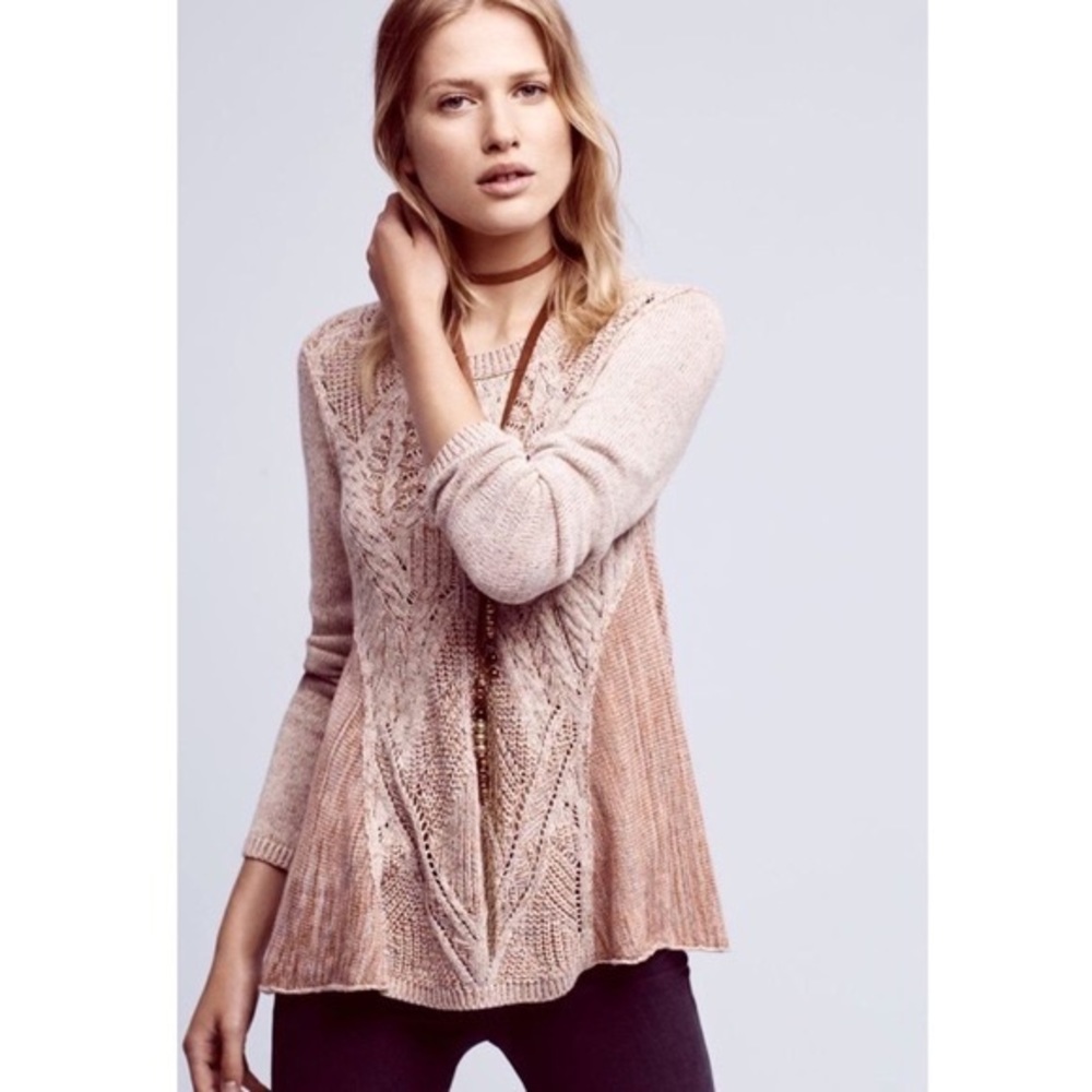 Anthropologie Cable-Knit Sweater- Host Pick